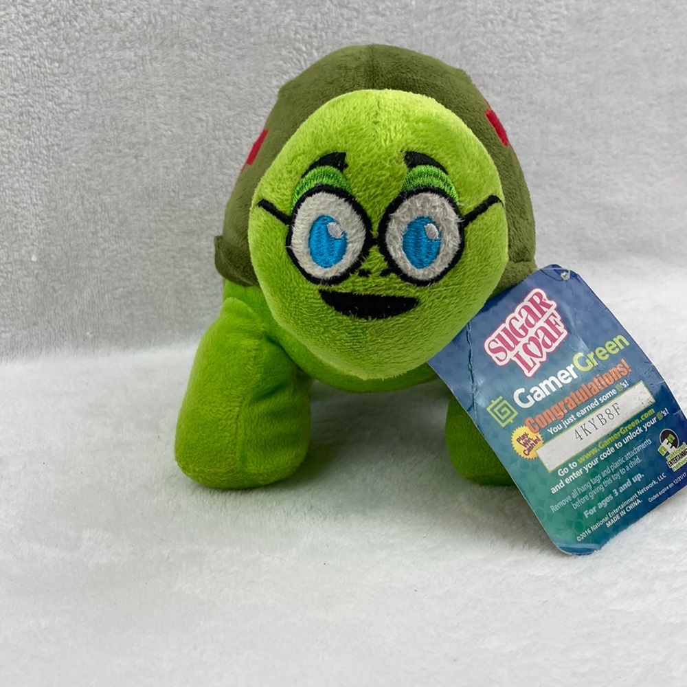 Kellytoy Sugar Loaf Green Turtle Force Plush Toy Medic 10” NWT